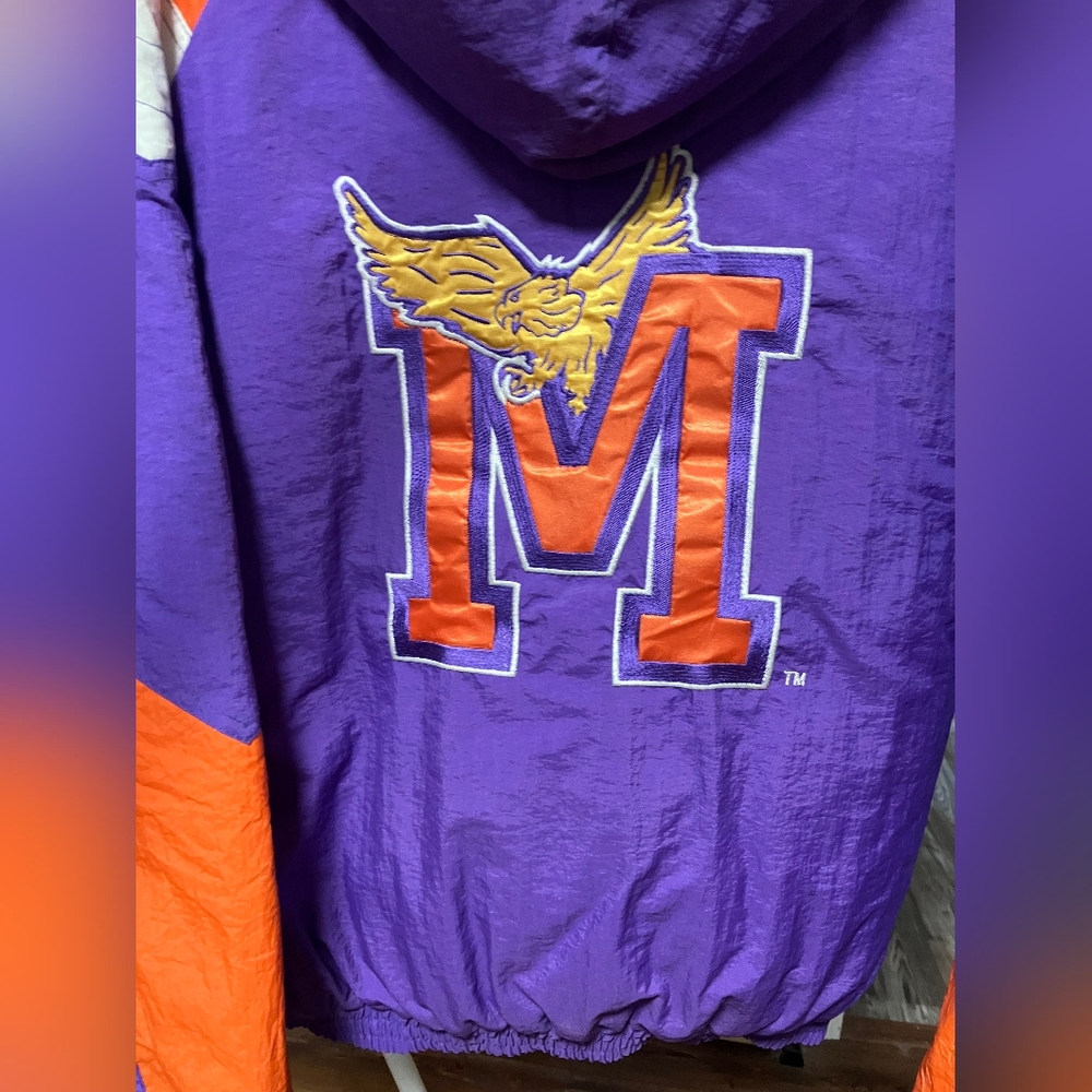Rare-1990s Vintage Minnesota State Screaming Eagles Starter Jacket - Picture 3 of 4